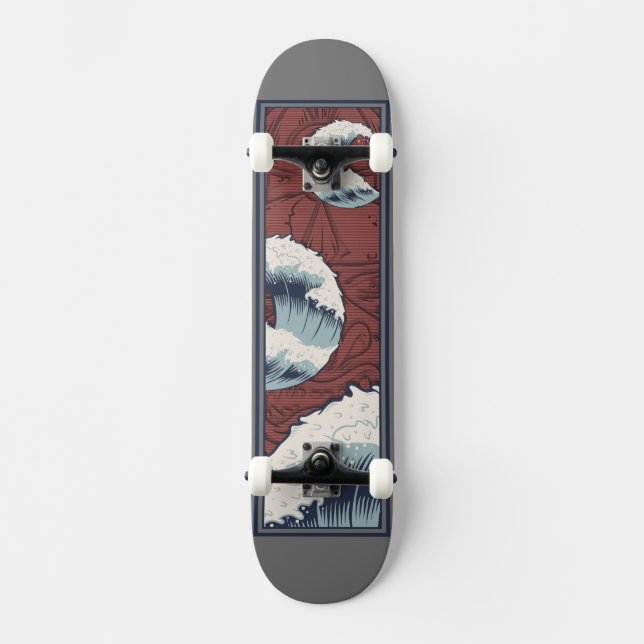Samurai Japan Ninja Skateboard (Vorderseite)