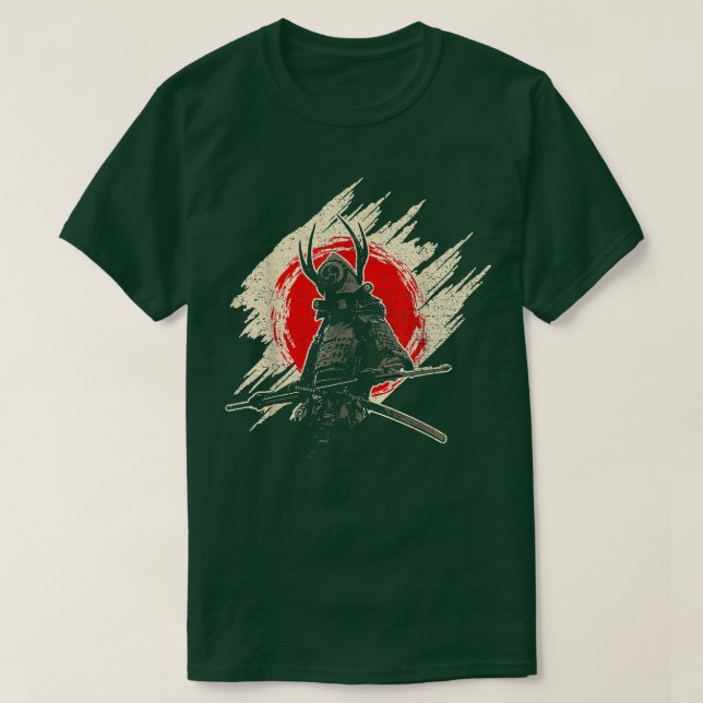 Samurai Japan Warrior T - Shirt (2) (Design vorne)