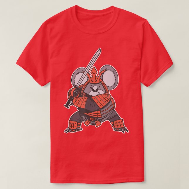Samurai Japanese   Sword Katana Funny Warrior  T-Shirt (Design vorne)