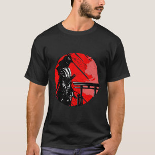 Samurai Japanisch Warrior Retro Art Print I Samura T-Shirt