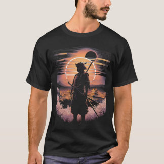 Samurai japanische Art Vintag Fighter Retro T-Shirt
