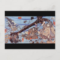 Samurai japanische Malerei c. 1800