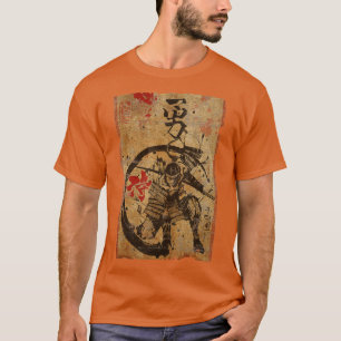Samurai japanische Retro Art Print Bushido Japan K T-Shirt