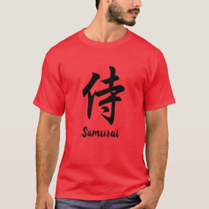 Samurai Japanischer Kanji T - Shirt
