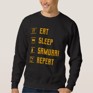 Samurai Japanischer Krieger Vintag Sweatshirt