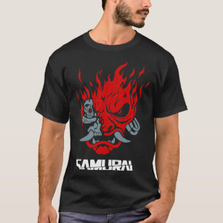 Samurai Japanisches Gaming 2077 Art Spiel Stil ret T-Shirt