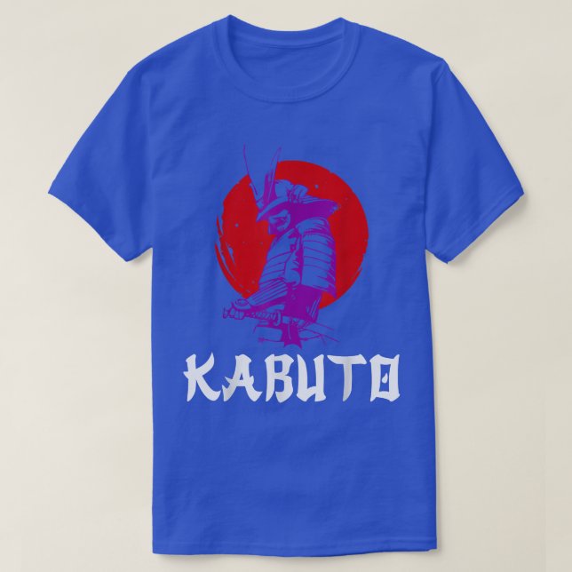 Samurai Kabuto Ronin Mask und Katana Martial Arts T-Shirt (Design vorne)