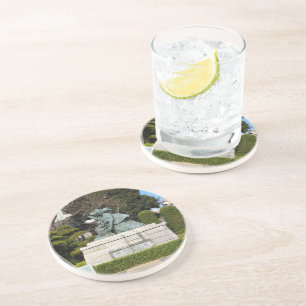 Samurai Kamakura Gongoro Kagemasa Kabuki Statue Getränkeuntersetzer