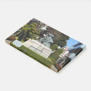 Samurai Kamakura Gongoro Kagemasa Kabuki Statue Post-it Klebezettel