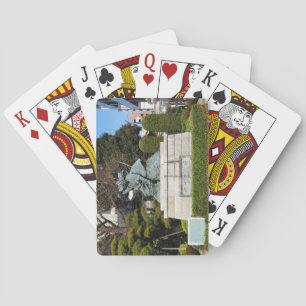 Samurai Kamakura Gongoro Kagemasa Kabuki Statue Spielkarten