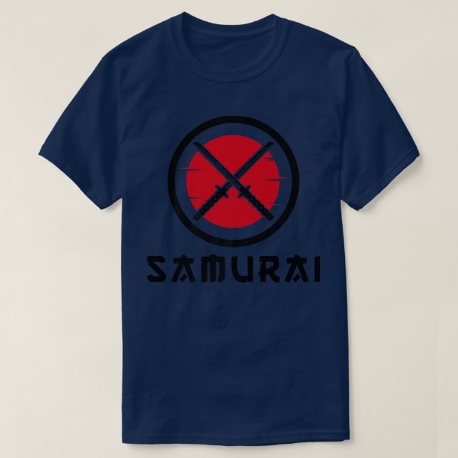 Samurai Katana Swords T-Shirt (Design vorne)