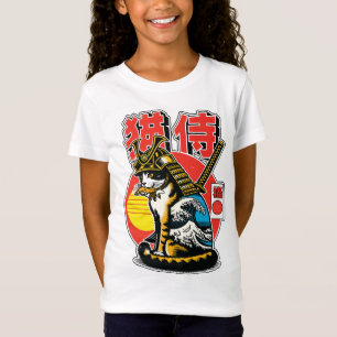 Samurai-Katze Krieger – Fette japanische Welle Tät T-Shirt