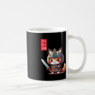 Samurai Kitten Kawaii Japanisch Kunst für Anime Lo Kaffeetasse