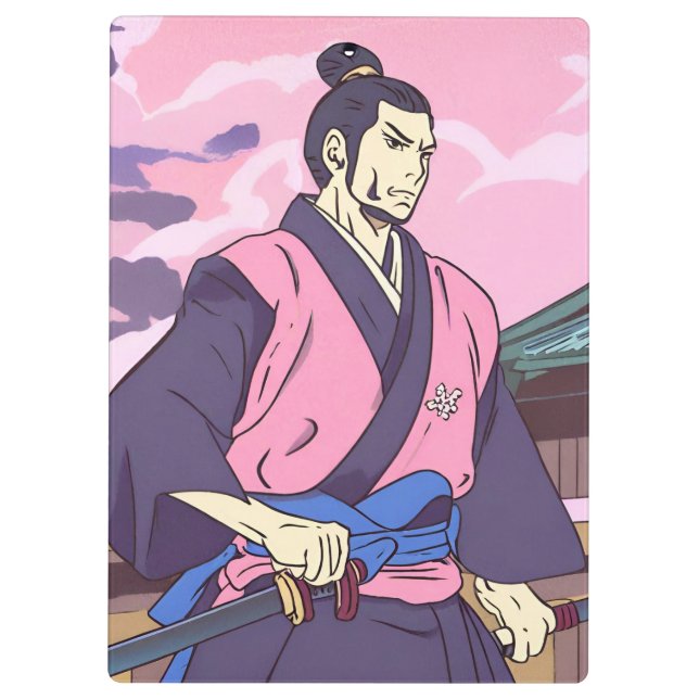 Samurai Klemmbrett (Rückseite)