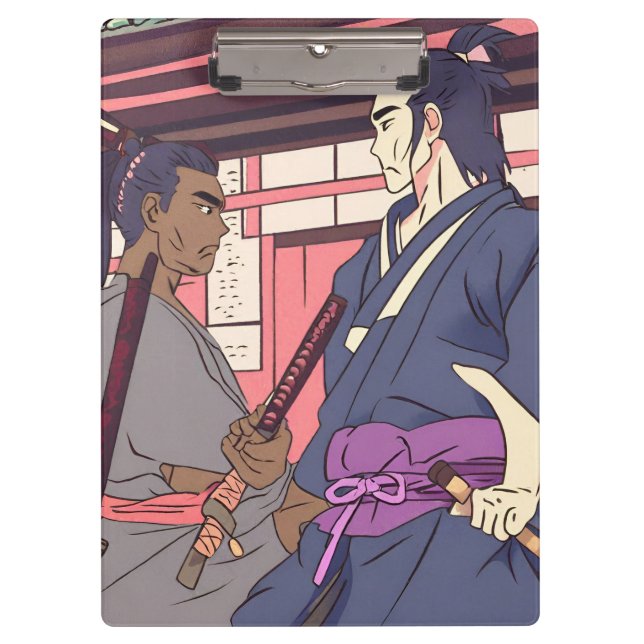 Samurai Klemmbrett (Vorderseite)