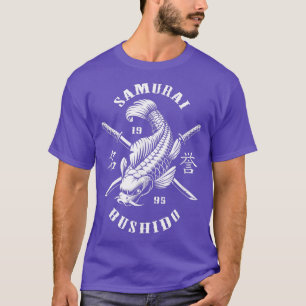 Samurai Koi Fish  Japanese Aesthetic Edgy Streetwe T-Shirt