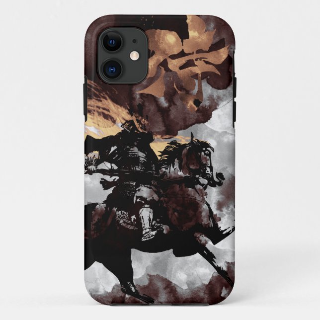 Samurai-Krieger Case-Mate iPhone Hülle (Rückseite)