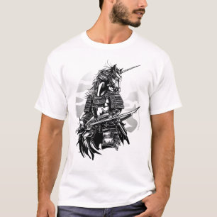 Samurai-Krieger-Einhorn (1) T-Shirt