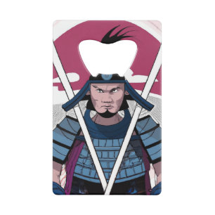 Samurai-Krieger Geldbeutel Flaschenöffner