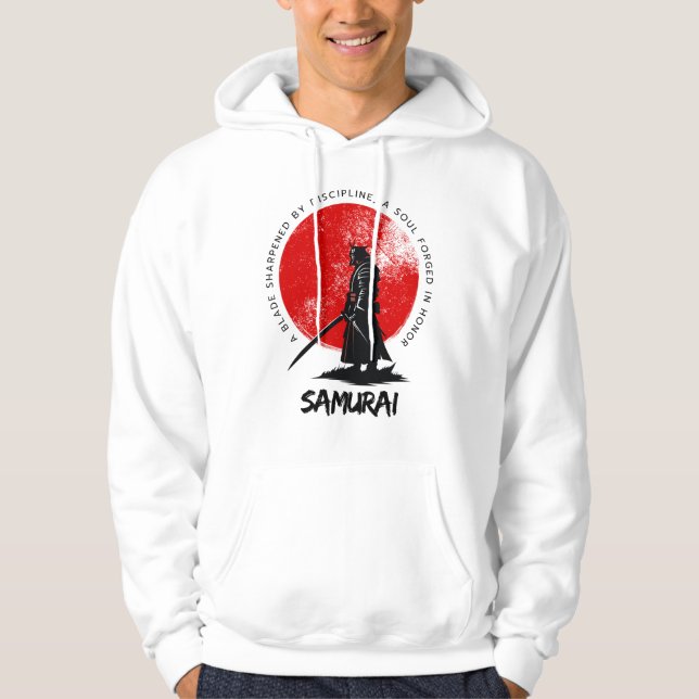 Samurai-Krieger  Hoodie (Vorderseite)