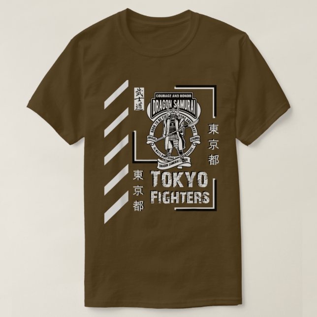 Samurai Krieger Japan Tokio Stil Kleidung Funny G T-Shirt (Design vorne)