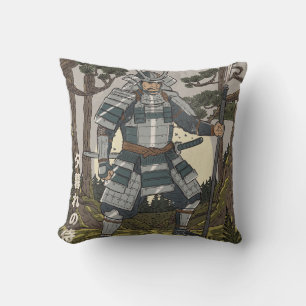 Samurai-Krieger Kissen