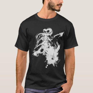 Samurai-Künstler - dunkler T - Shirt