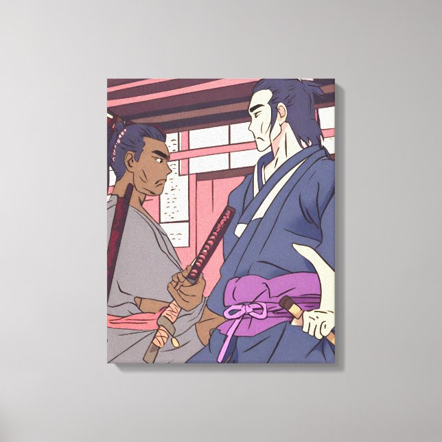 Samurai Leinwanddruck (Vorderseite)