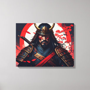 Samurai Leinwanddruck