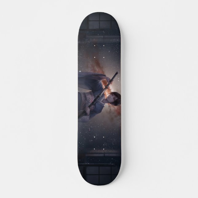 Samurai-Mädchen Skateboard (Vorne)