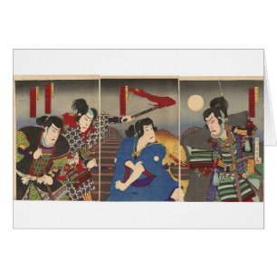 Samurai-Malerei, circa 1896
