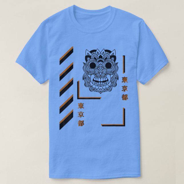 Samurai mandala Sommermode T-Shirt (Design vorne)