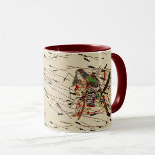 SAMURAI MASATSURA KÄMPFT IN EINEM HAGEL VON PFEILE TASSE