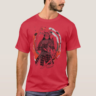 Samurai Mask Shirt Samurai Schwerter Bushido Samur