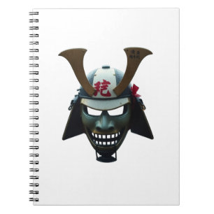 Samurai-Maske Notizblock