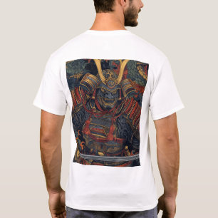 Samurai Minimalistisch Art T - Shirt - Inspiriert
