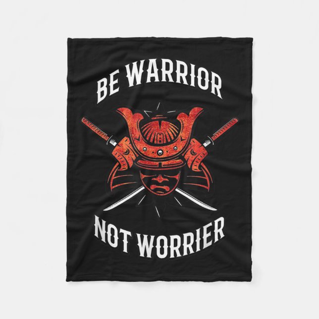 Samurai Motivation, Musashi Srit  Fleecedecke (Vorderseite)