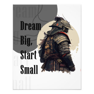 Samurai motivierend Poster