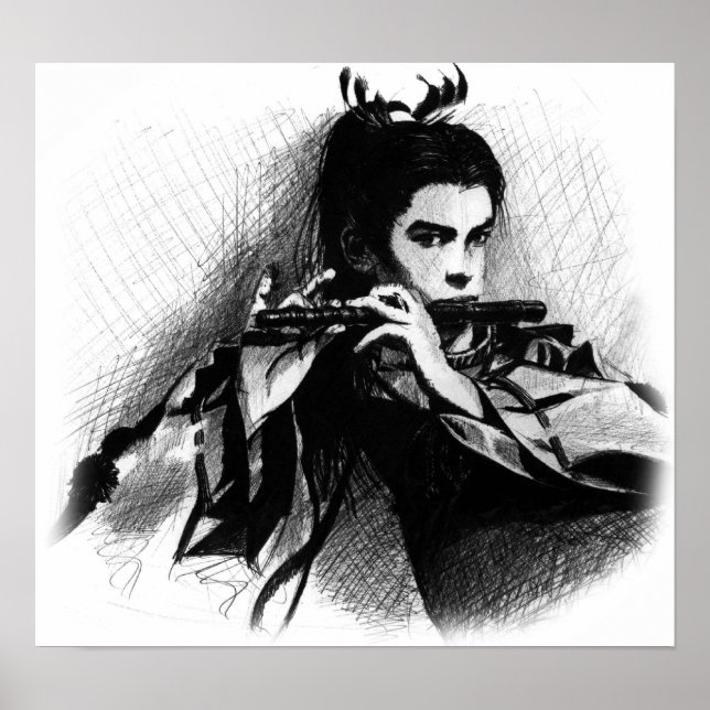 Samurai-Musiker Poster (Vorne)