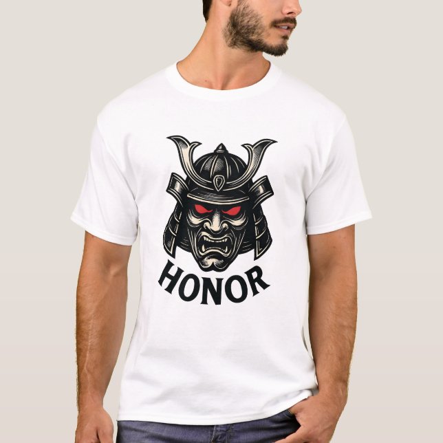Samurai-Mut und Ehrent-Shirt T-Shirt (Vorderseite)