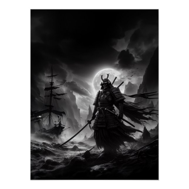 Samurai-Nacht Poster (Vorderseite)