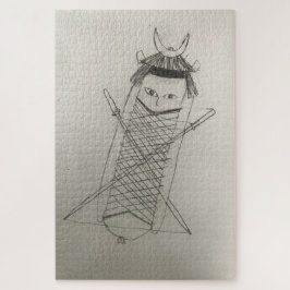 Samurai ninja Hotdog Puzzle
