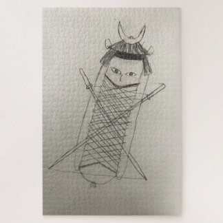 Samurai ninja Hotdog Puzzle