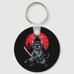 Samurai Ninja Katzen Krieger UFO japanische Anime Schlüsselanhänger