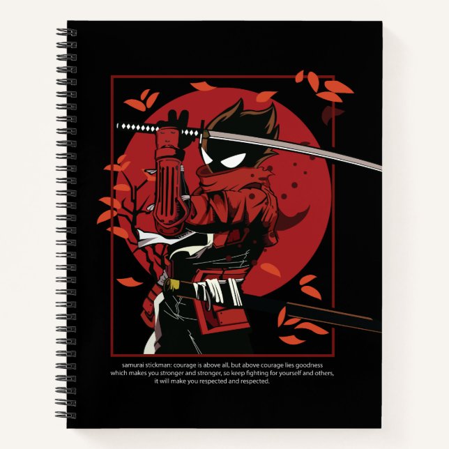 Samurai Notizbuch (Vorderseite)