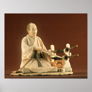 Samurai, Okinomo, Edo-Periode Poster