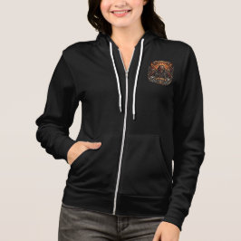 Samurai Oni Biker Girl, Live To Ride Est 1969 Hoodie