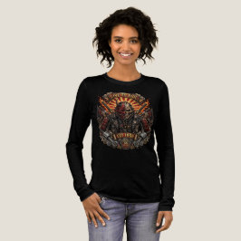 Samurai Oni Biker Girl, Live To Ride Est 1969 Tri-Blend Shirt