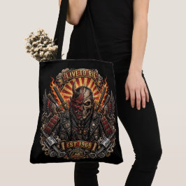 Samurai-Oni-Biker-Tasche für Frauen