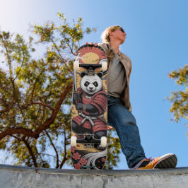Samurai-Panda-Bär-Krieger-Skateboard Skateboard